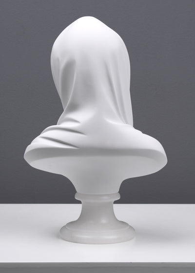 Buste de la Vierge Marie - sculpture en marbre