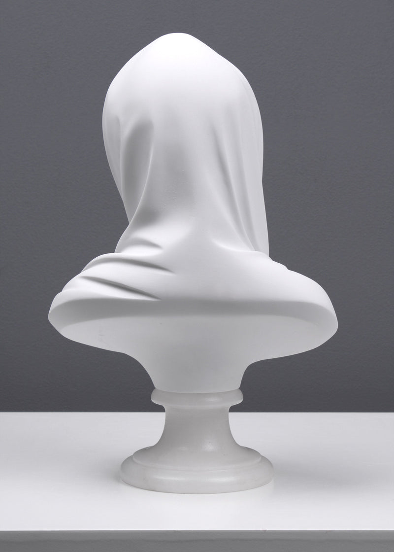 Buste de la Vierge Marie - sculpture en marbre