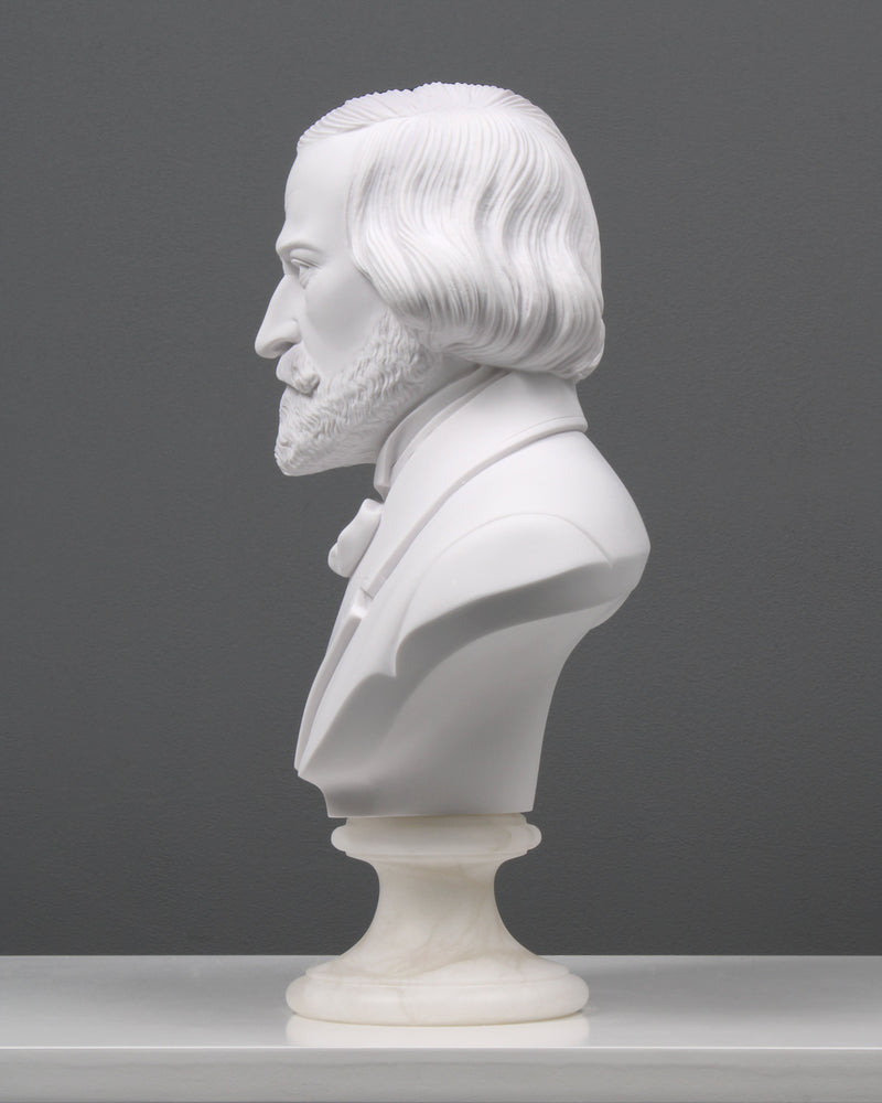 Buste de Verdi - sculpture en marbre