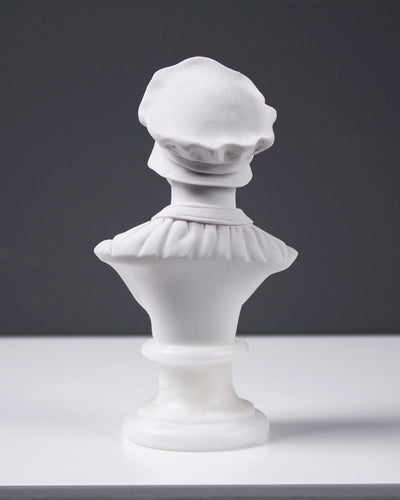 Buste de Machiavel - sculpture en marbre