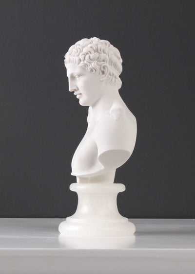 Buste Hermès (petite taille) - sculpture en marbre