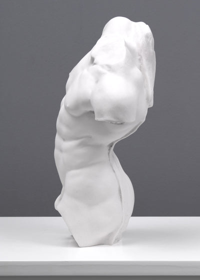 Statue d'Adonis - Étude d'un torse masculin (petite taille) - sculpture en marbre