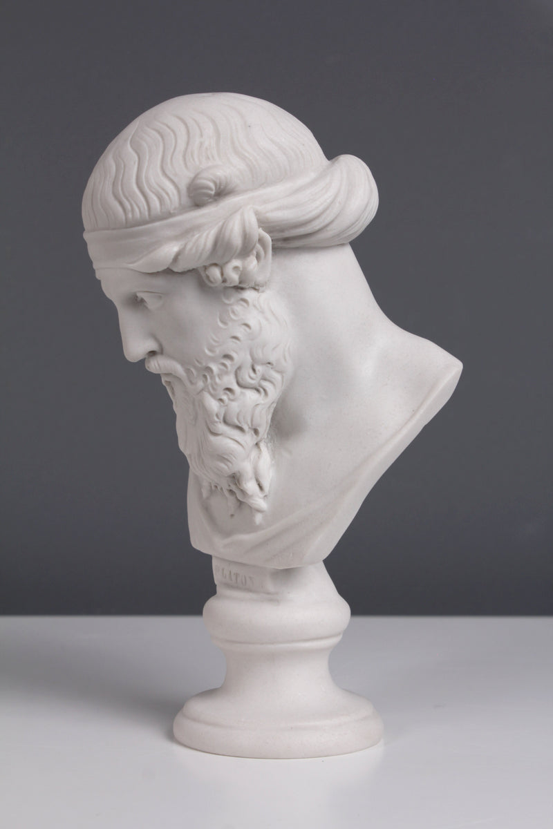 Buste de Platon - sculpture en marbre