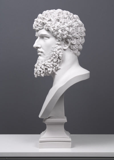 Buste de Lucius Verus - Empereur romain (grande taille) - sculpture en marbre