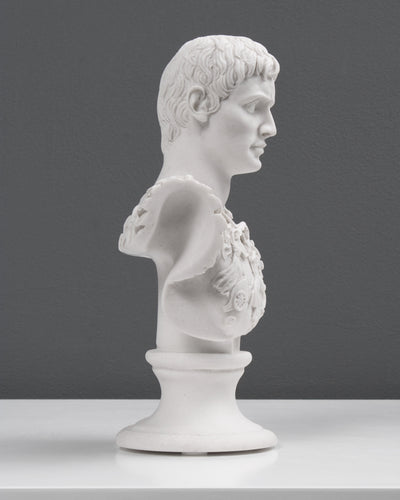 Buste d'Auguste (petite taille) - sculpture en marbre