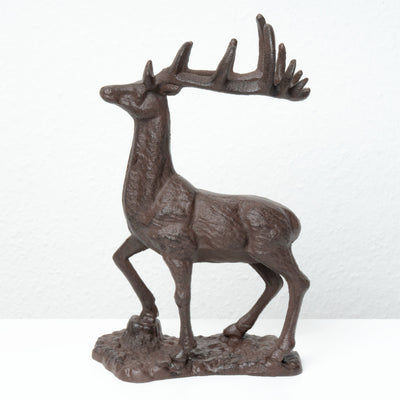 Statue de Cerf en Fonte – Symbole de Force et d’Élégance