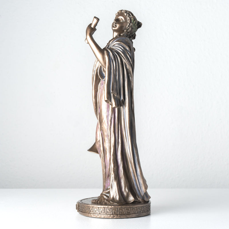 Clio – Muse de l’Histoire (Sculpture en bronze à froid)