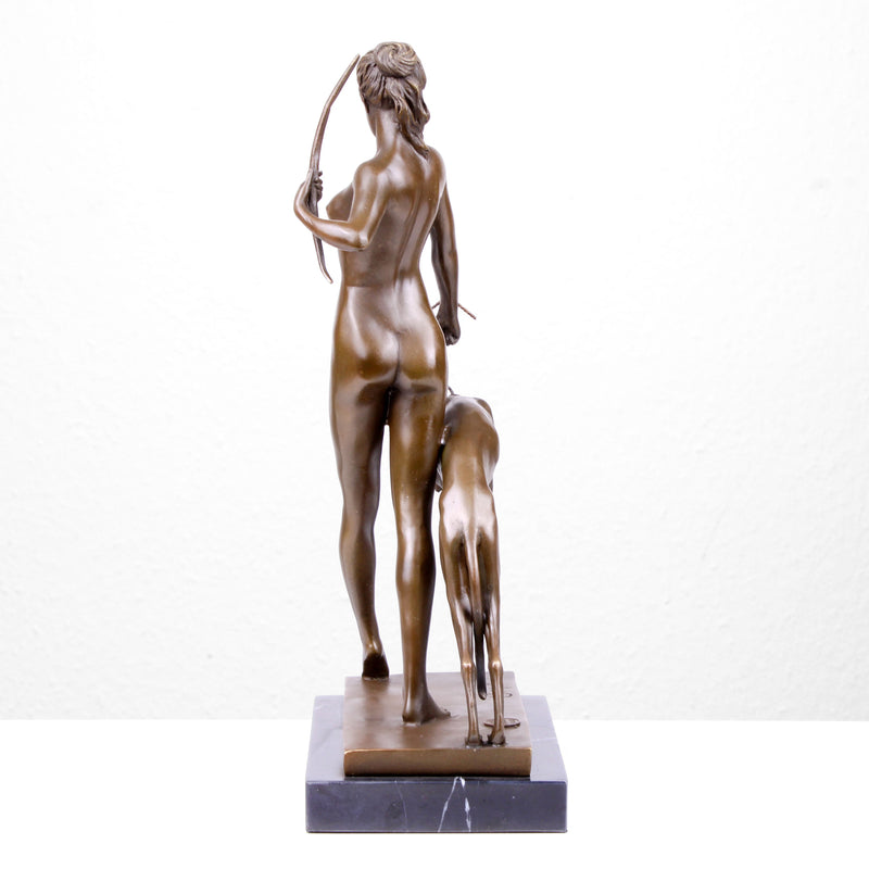 Statue de Diane en Bronze (Sculpture en Bronze Coulé à Chaud)