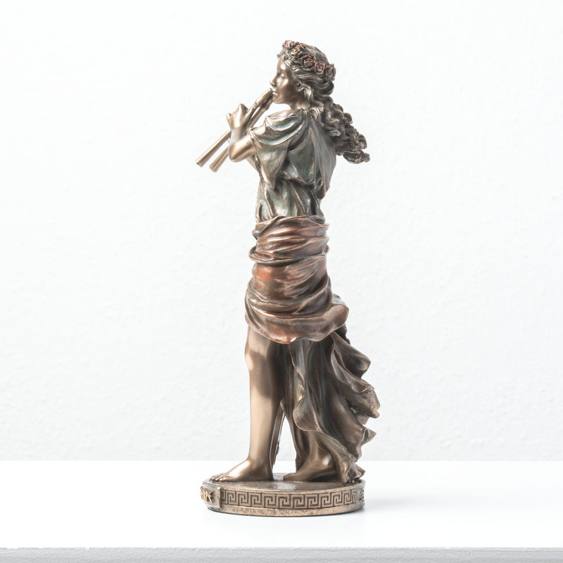 Euterpe – Muse de la Musique (Sculpture en bronze à froid)