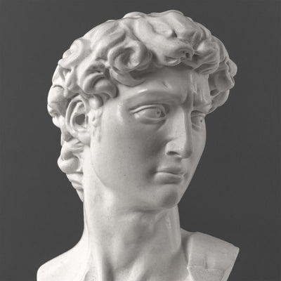 Buste de David par Michel-Ange (Grand Modèle)