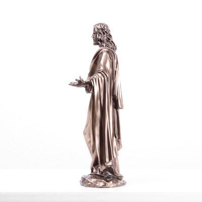 Statue de Jésus-Christ en prédicateur (Sculpture en bronze moulé à froid)