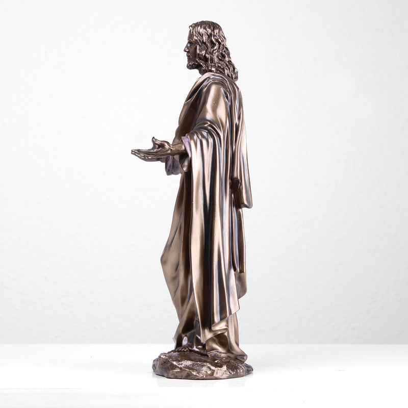 Statue de Jésus en Bronze (Sculpture en bronze coulé à froid du Christ)