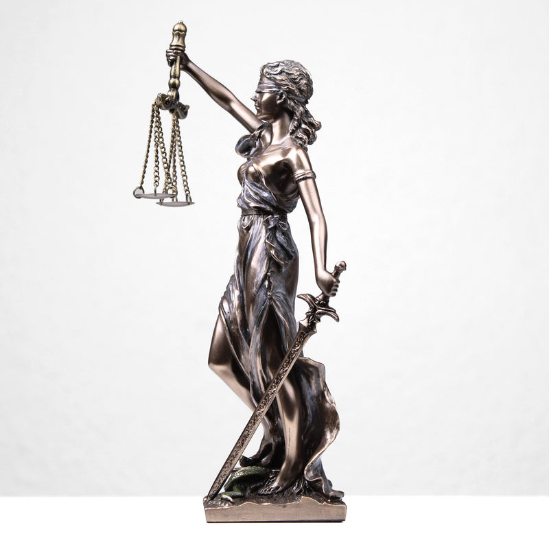 Statue Thémis - La déesse de la justice (Bronze coulé à froid)