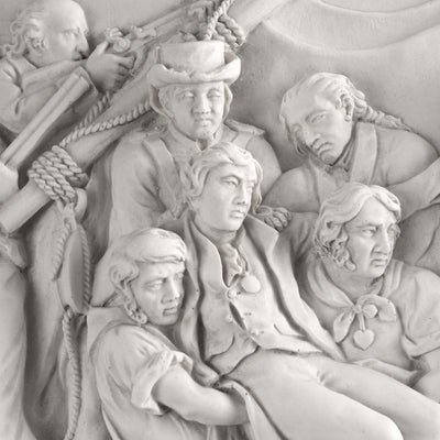 Bas-relief de la colonne Nelson – Sculpture murale en hommage au héros naval britannique