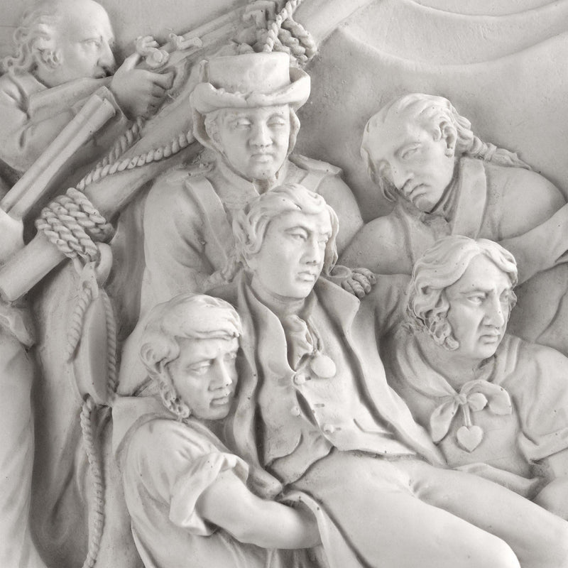 Bas-relief de la colonne Nelson – Sculpture murale en hommage au héros naval britannique