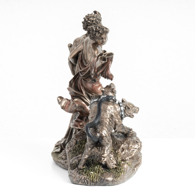 Statue d’Orphée et Eurydice – Fuyant les Enfers (Sculpture en Bronze à Froid)