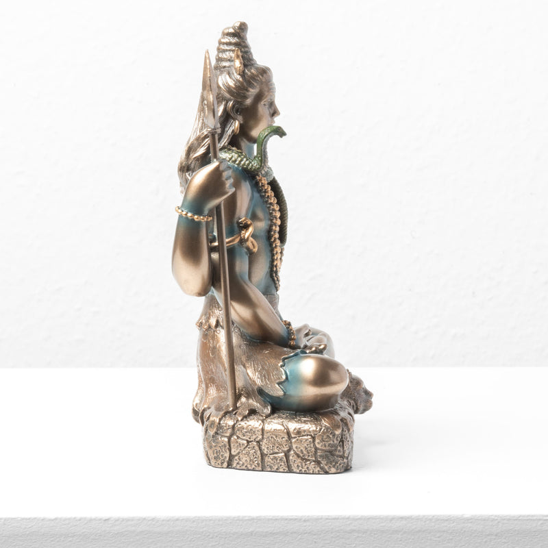Shiva – Statue du Dieu Indien (Sculpture en bronze à froid)