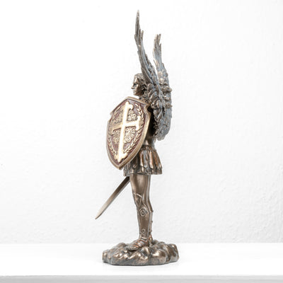 Saint Michel Archange – Défenseur du Ciel (Statue en bronze à froid, Petit modèle)