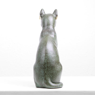 Statue du Chat Gayer-Anderson (Sculpture en bronze coulé à froid)