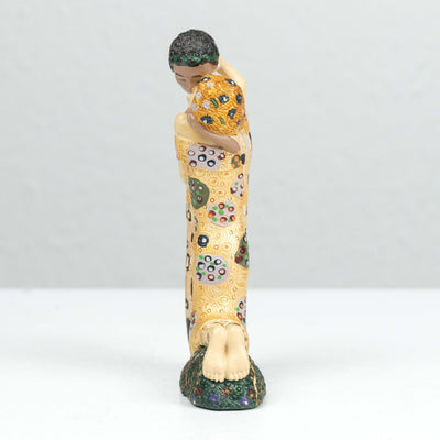 Sculpture Le Baiser de Klimt (Petite Statue d'Amoureux)