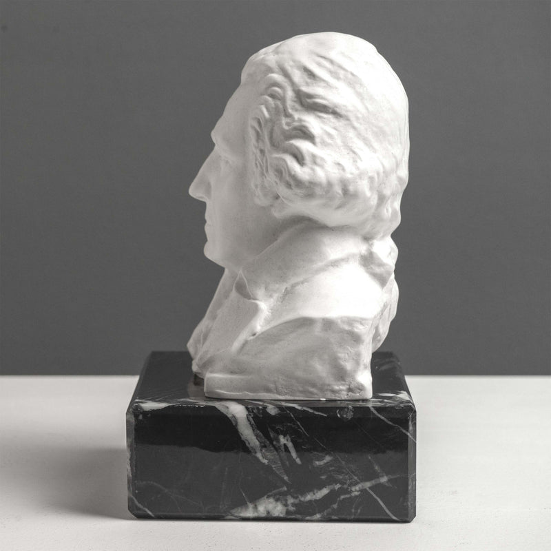 Buste de Washington sur Socle en Marbre Noir