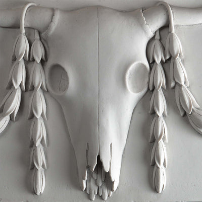 Décoration murale tête de bœuf – Bas-relief classique