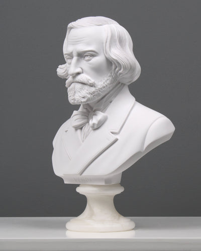 Buste de Verdi - sculpture en marbre
