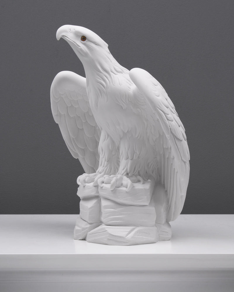 Statuette Aigle - sculpture en marbre