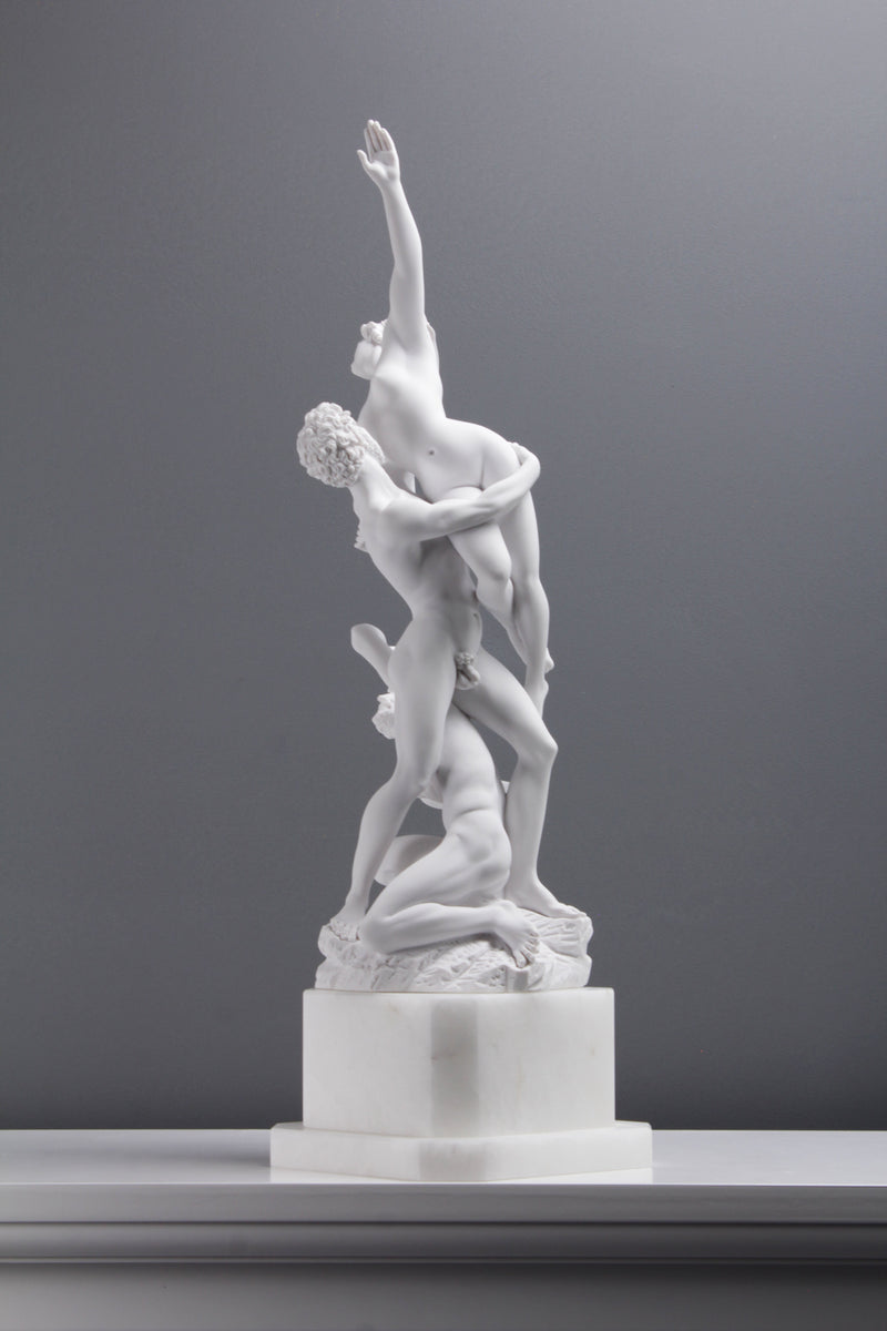 Statue Enlèvement des Sabines (Jean Bologne) - sculpture en marbre