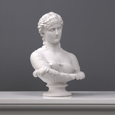 Buste de Clytie (Océanide) - Nymphe des Eaux - sculpture en marbre