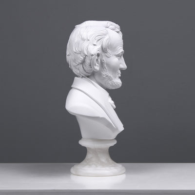 Buste d'Abraham Lincoln - sculpture en marbre