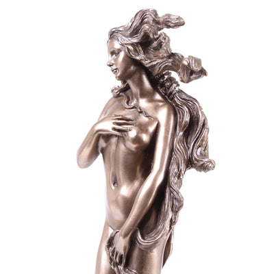 Statue Naissance de Vénus (Sculpture en bronze coulé à froid)