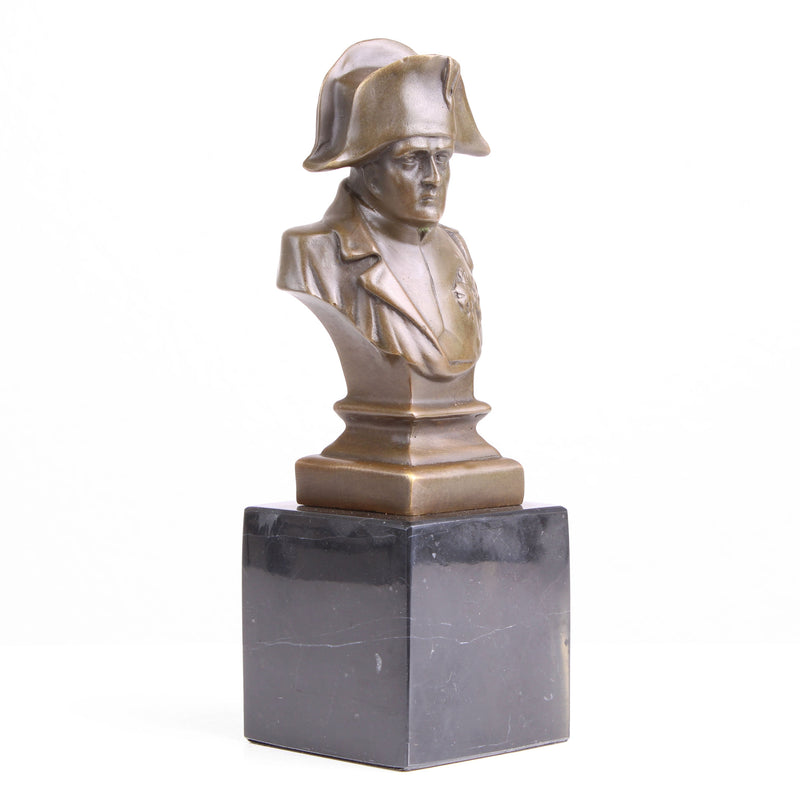 Buste de Napoléon en Sculpture de Général Militaire (Statue en Bronze Coulé à Chaud)