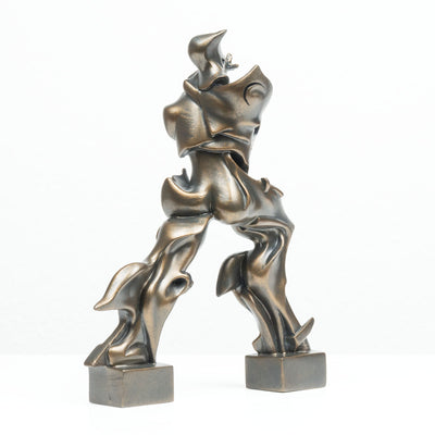Sculpture Futuriste de Boccioni (Statue en Bronze Coulé à Froid)