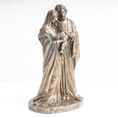 Statue de la Sainte Famille – Protectrice des Familles Chrétiennes (Sculpture en Bronze à Froid)