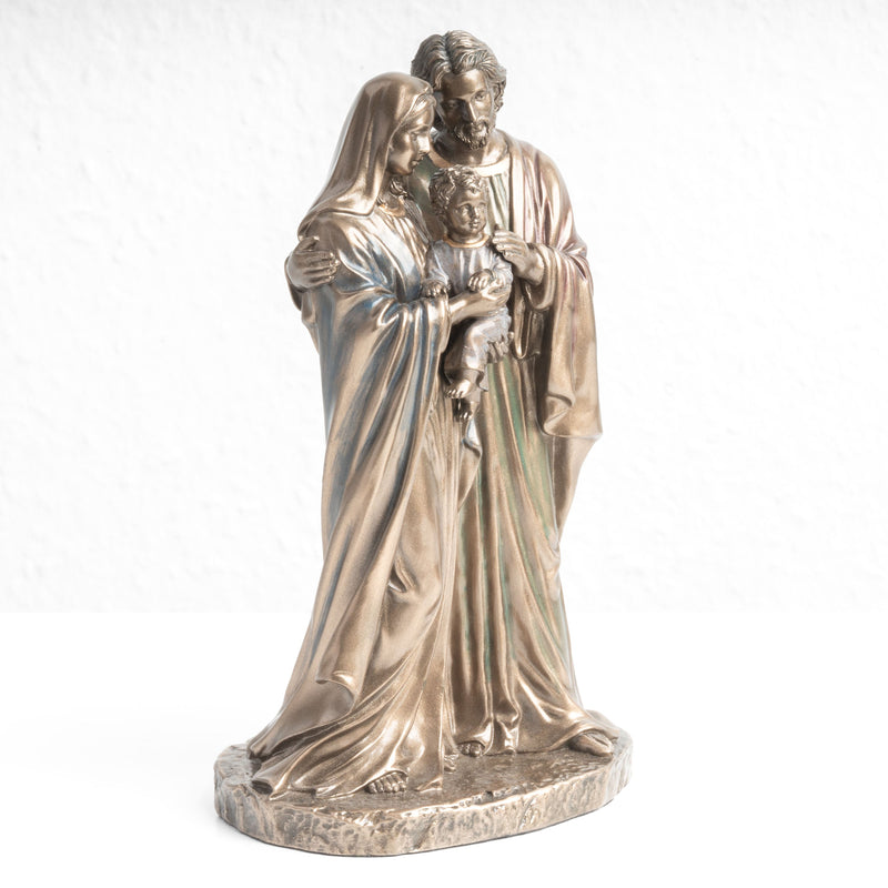 Statue de la Sainte Famille – Protectrice des Familles Chrétiennes (Sculpture en Bronze à Froid)