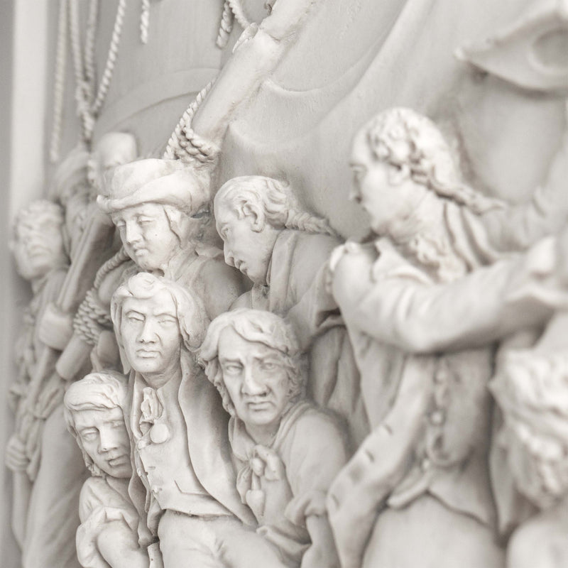 Bas-relief de la colonne Nelson – Sculpture murale en hommage au héros naval britannique