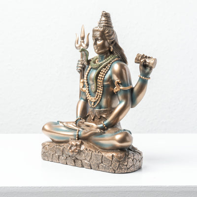 Shiva – Statue du Dieu Indien (Sculpture en bronze à froid)