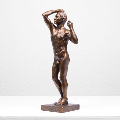 Statue L' Âge d' Airain Bronze par Rodin (Sculpture en bronze coulé à froid)