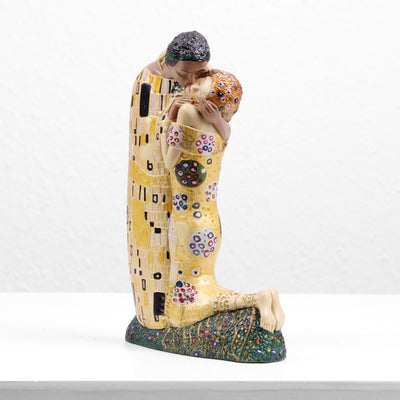 Sculpture Le Baiser de Klimt (Statue des amoureux)