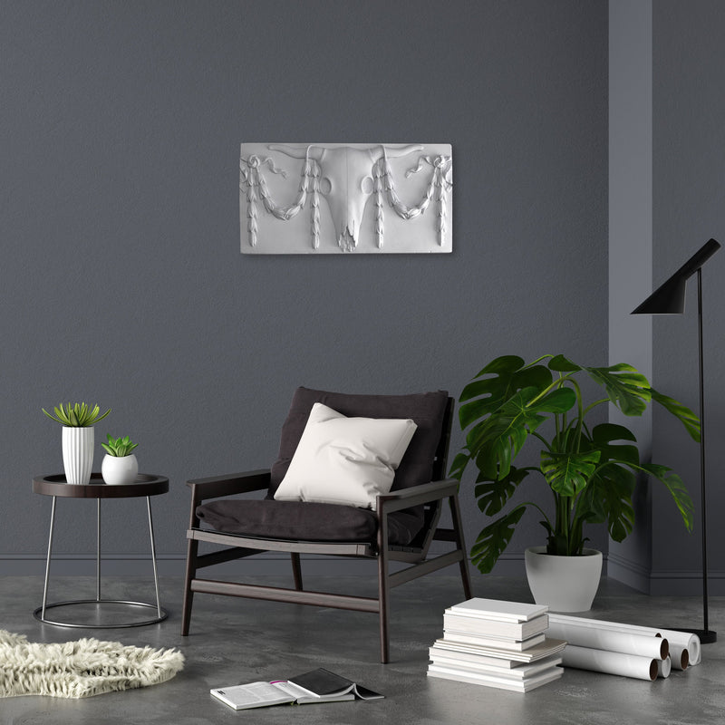 Décoration murale tête de bœuf – Bas-relief classique