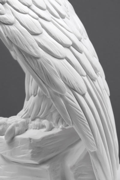 Statuette Aigle - sculpture en marbre