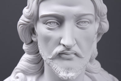 Buste de Jésus-Christ - sculpture en marbre