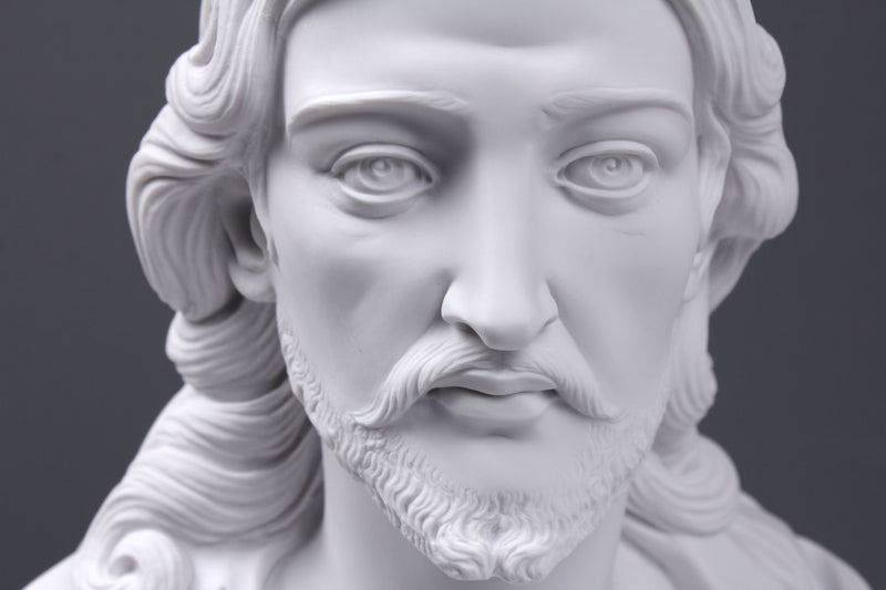 Buste de Jésus-Christ - sculpture en marbre