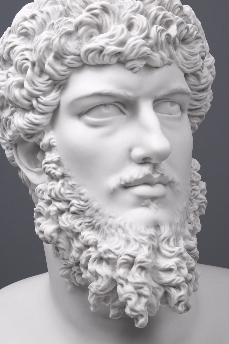 Buste de Lucius Verus - Empereur romain (grande taille) - sculpture en marbre