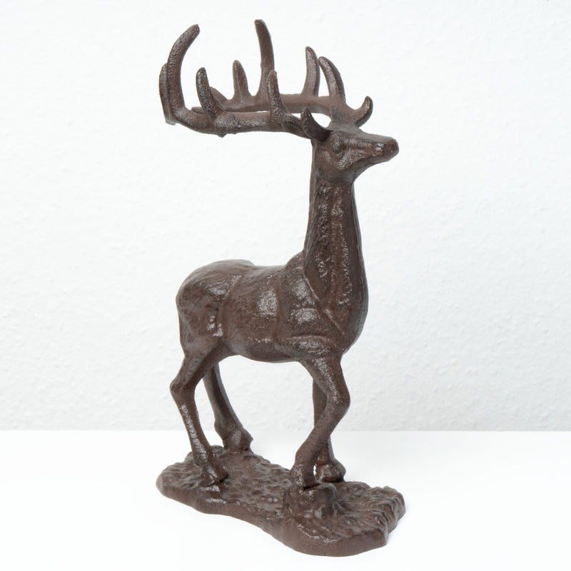 Statue de Cerf en Fonte – Symbole de Force et d’Élégance