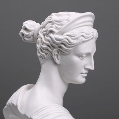 Bustes d’Apollon et Diane en Paire (Statues de Dieux Grecs)