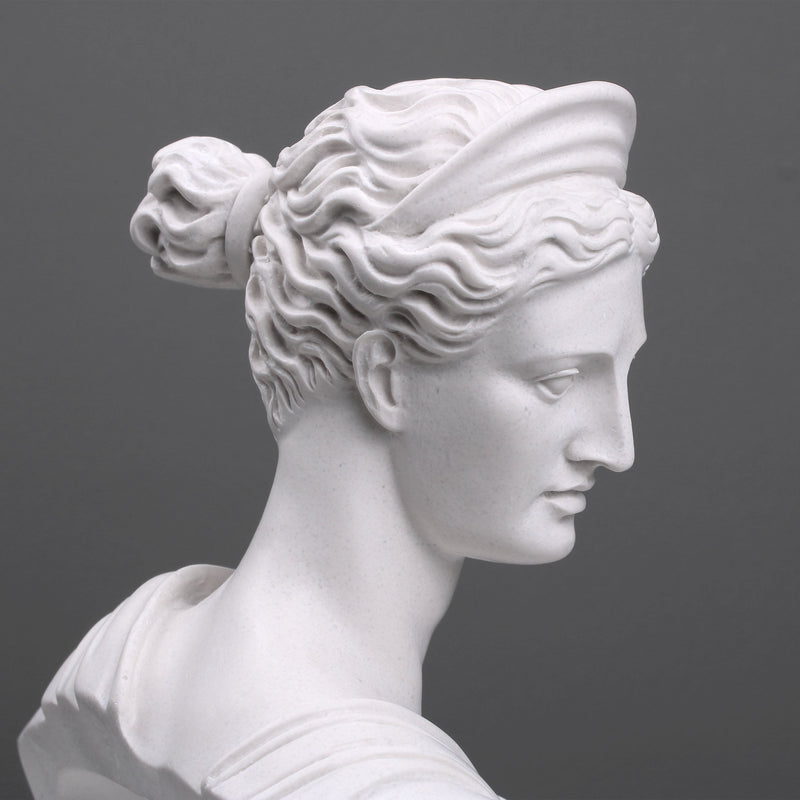 Bustes d’Apollon et Diane en Paire (Statues de Dieux Grecs)