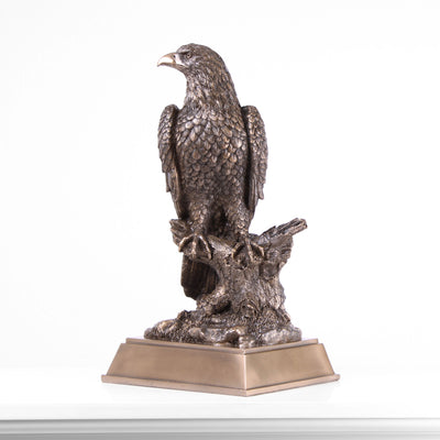 Statue Aigle en Bronze (Sculpture d'animal en bronze coulé à froid)