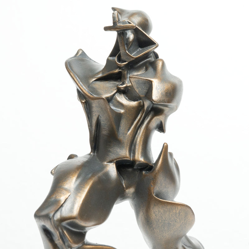 Sculpture Futuriste de Boccioni (Statue en Bronze Coulé à Froid)